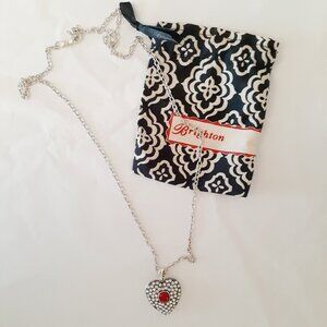 Brighton  Adela Crystal Heart Pendant Necklace